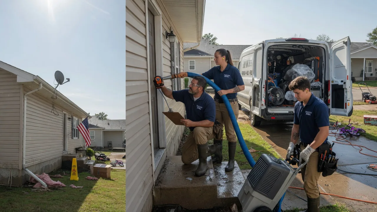 Ceiling Water Damage Restoration in Ballwin, MO near me